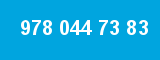 978 044 73 83 978 044 73 83